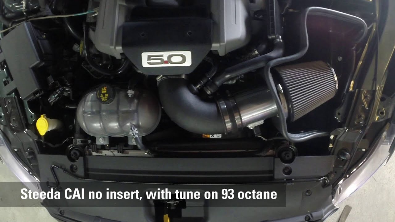 Steeda S550 Mustang Cold Air Intake Dyno Testing