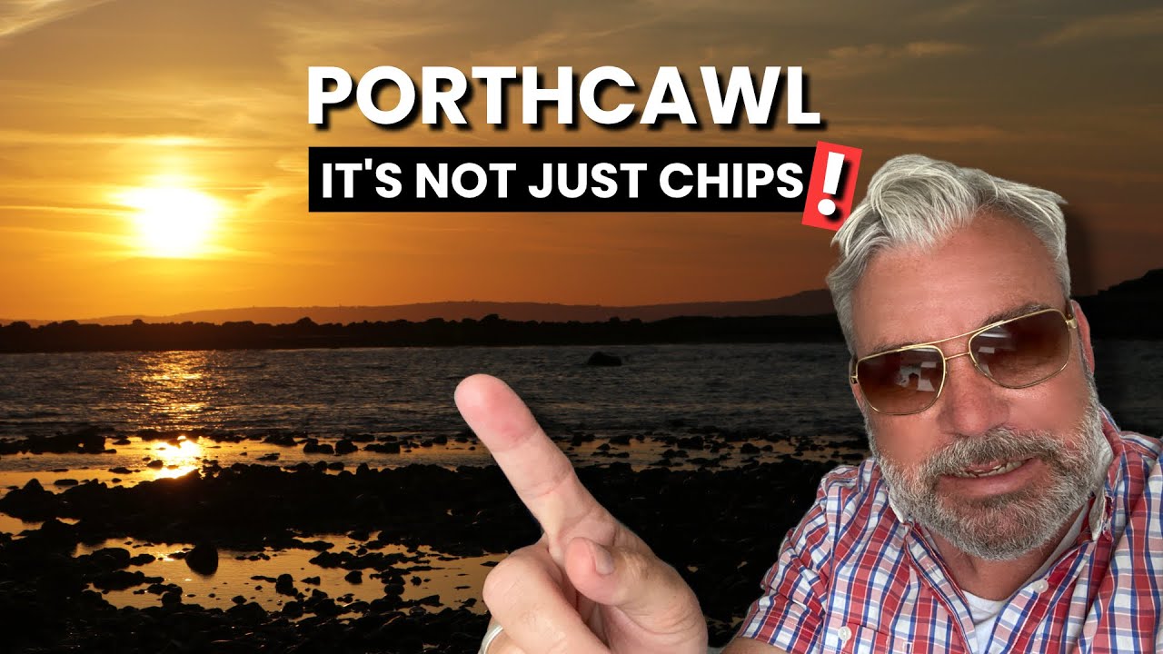 A PORTHCAWL Sunset - It's Not Just Chips! An Evening Walk From The Seafront To Sker