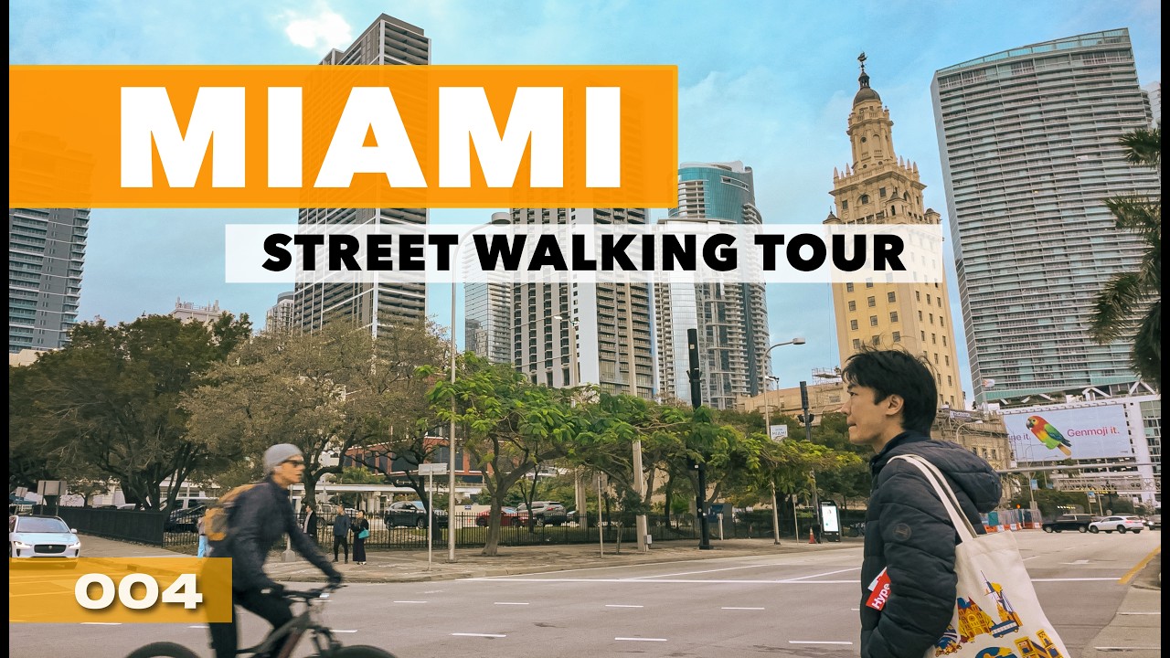 MIAMI 🇺🇸 Florida 4K Walking Tour | Global Cityscapes