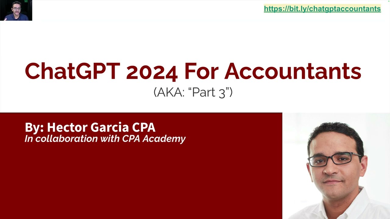 ChatGPT 2024 (Advanced Features for Accountants)