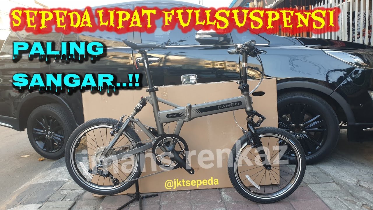 Sepeda Lipat Dahon JET d9 | Spek Gahar groupset Sram X7 9speed