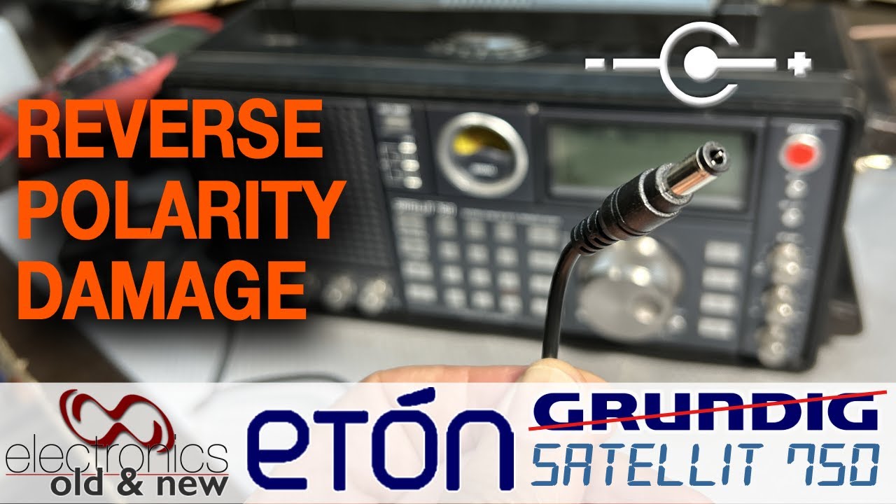 Solving a Common Problem on the Eton/Grundig Satellit 750 - Reverse Polarity Damage.