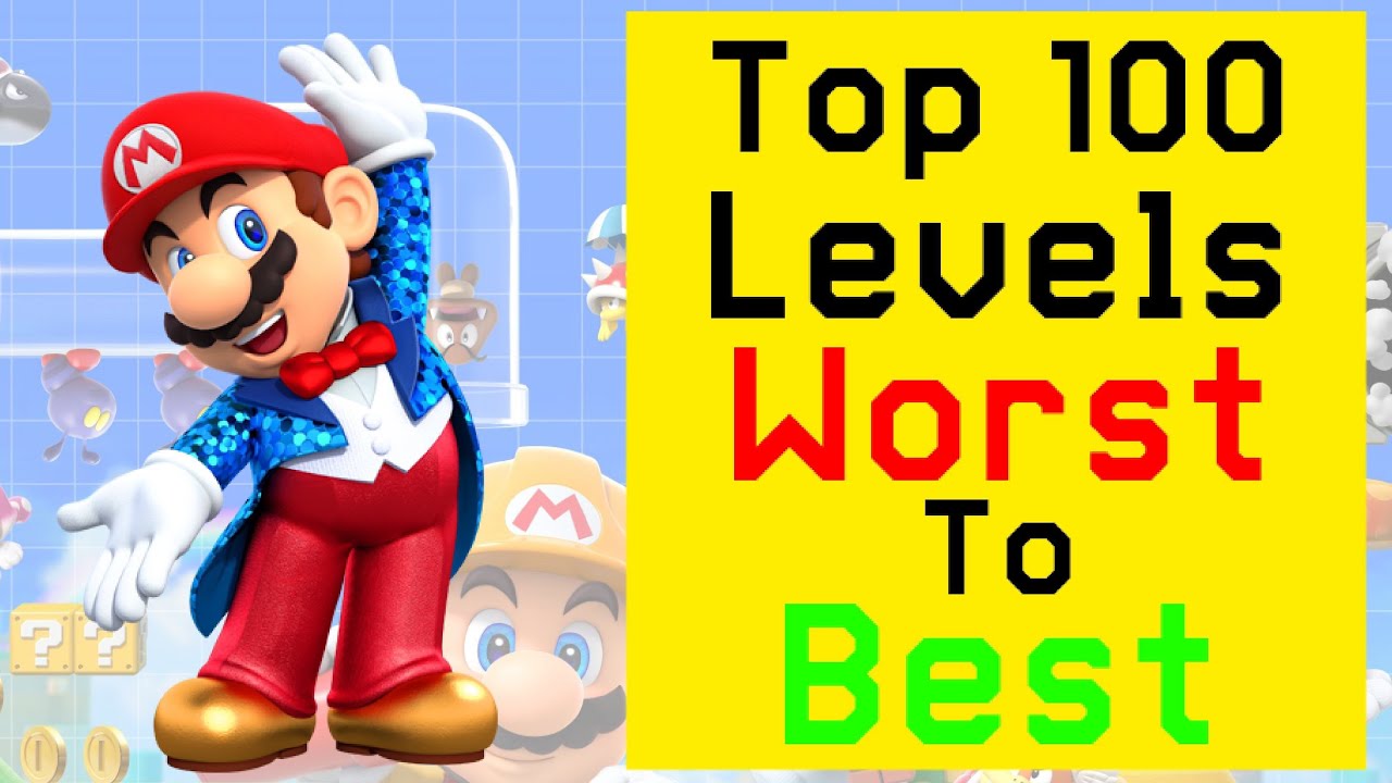 Ranking The Top 100 Most Popular Levels In Super Mario Maker 2 From Worst To Best!