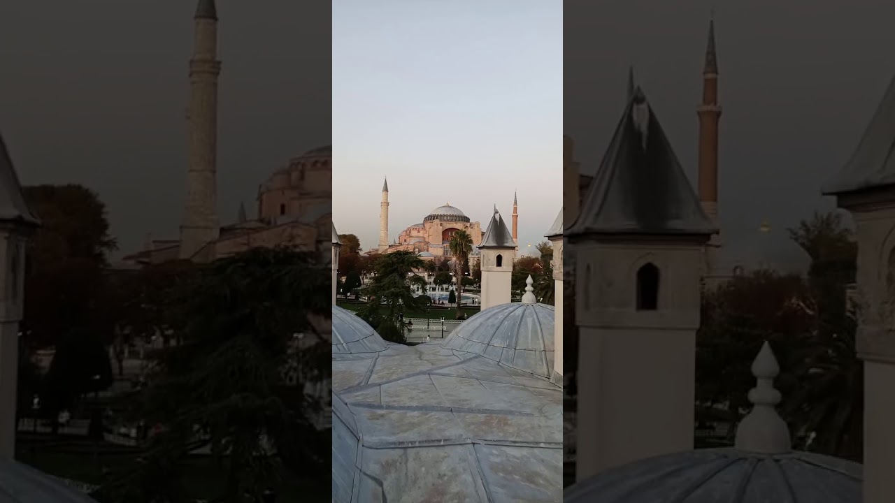 Ayasofya ve Sultanahmet Camii Akşam Ezanı