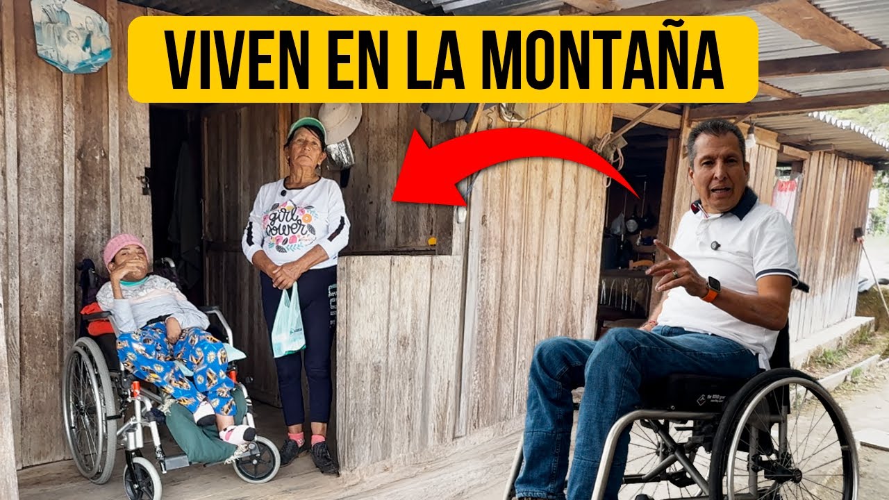 Madre de 75 Años y su hija discapacitada viven en la montaña 🧑‍🦽🥺