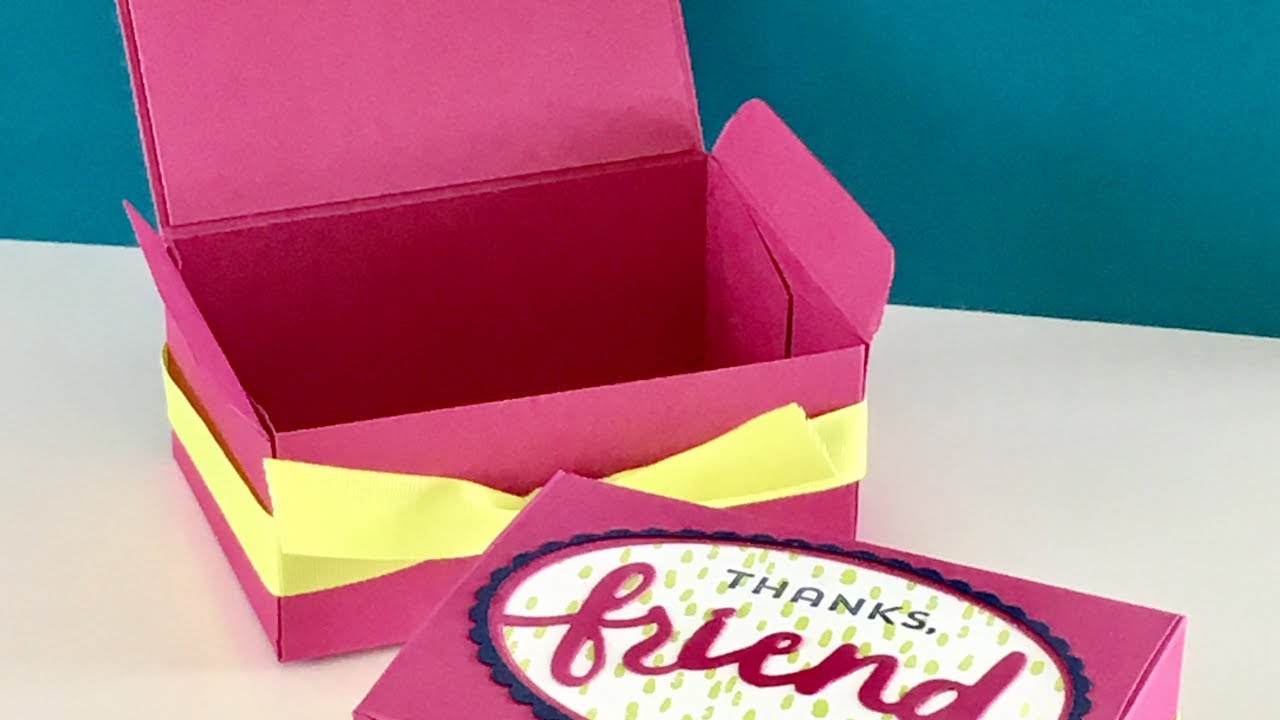 Lovely Inside and Out Gift Box - Video Tutorial with New Stampin' Up Products.
