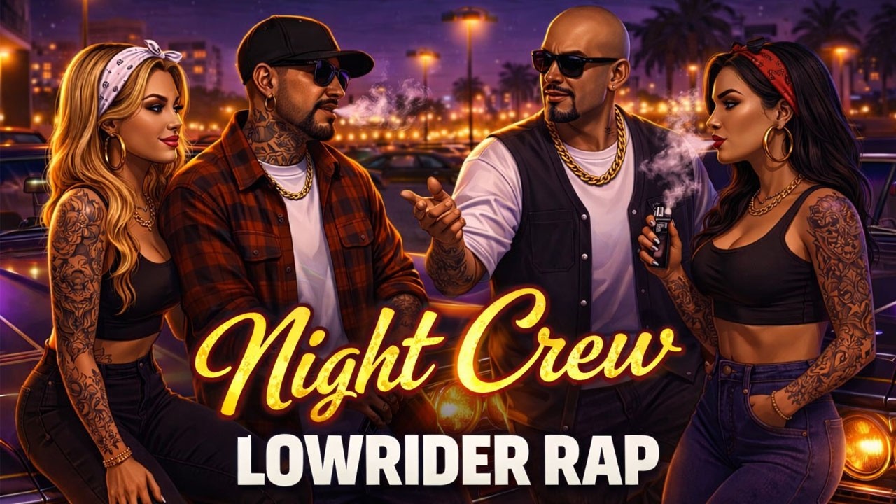 Lowrider Night Crew 🌴 West Coast Stoner Rap Mix | G-Funk Smoke Session - #lowrider #westcoast #gfunk