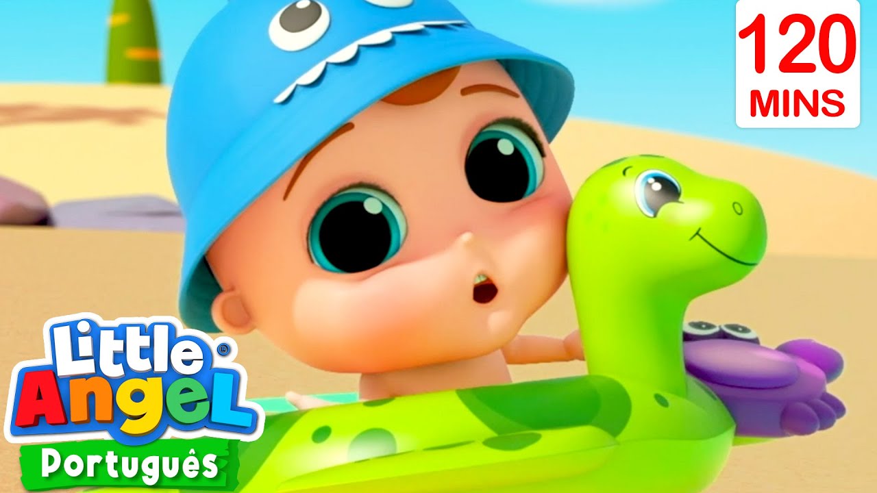Está Quente ou Frio na Praia Joãozinho? | 2 HORAS DE LITTLE ANGEL! | Músicas Infantis em Português