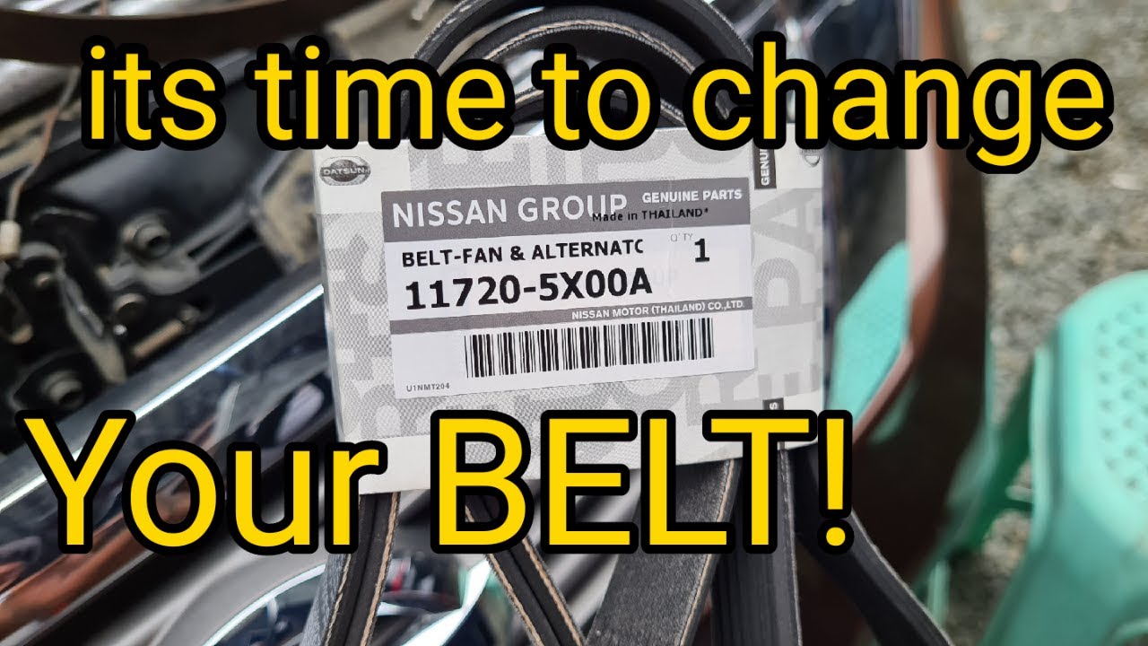 Umiiyak na Belt Paano Magpalit at Maghigpit ng Fan Drive Belt | Nissan Navara Drive Belt Replacement