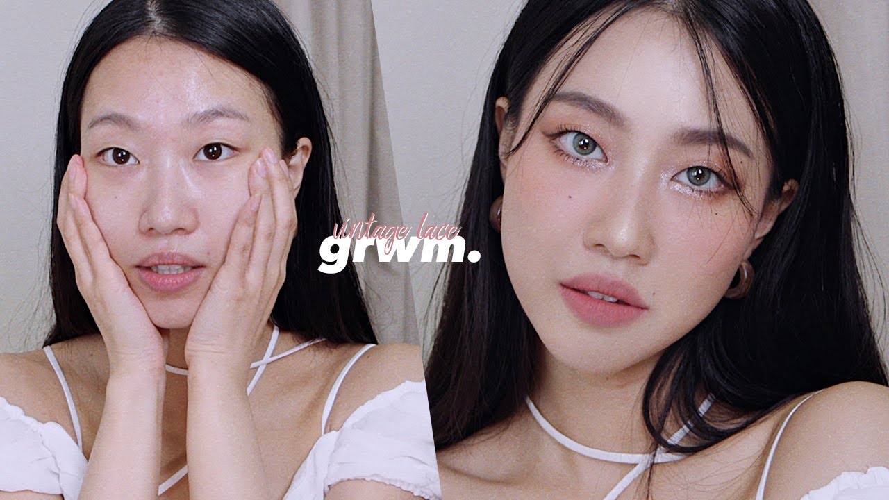 은은한데 또렷한 그런 거^^ (무쌍메이크업 GRWM / 에스쁘아 빈티지레이스) | 민스코 Minsco
