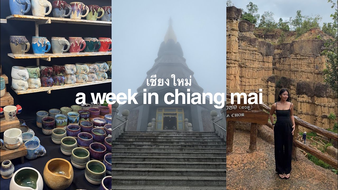CHIANG MAI VLOG 🇹🇭 ✧.*  thailand with friends, local eats, night market