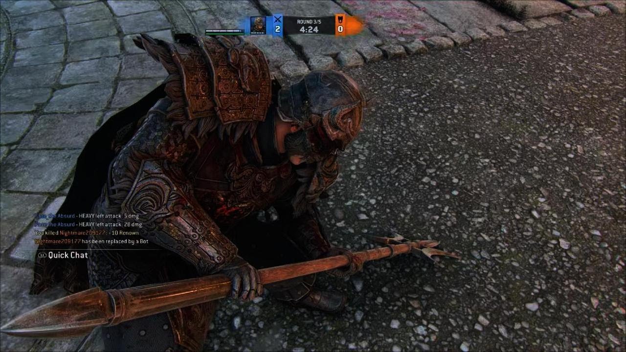 He Insisted on a Rematch [For Honor]