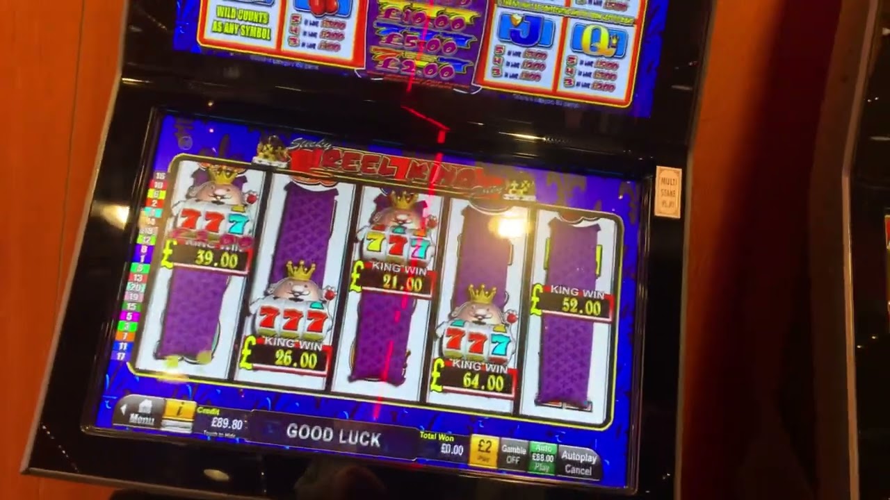 Reel king &pound;2 stake 5 scrolls Admirals slots arcade 2022 casino mega pots