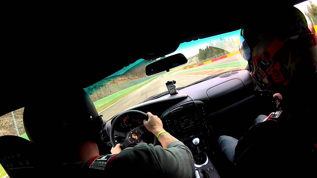 porsche 996 turbo a Spa 12/4/2013