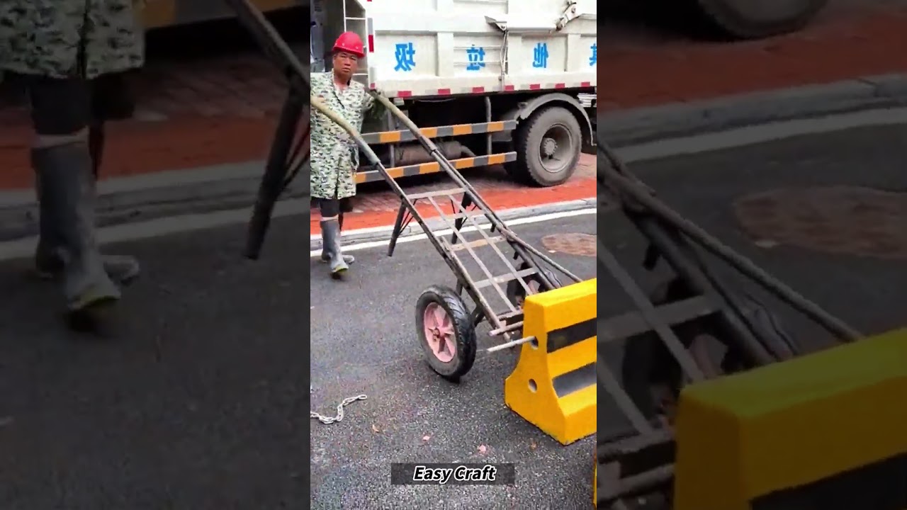 Assembly of Interlocking Traffic Safety Blocks