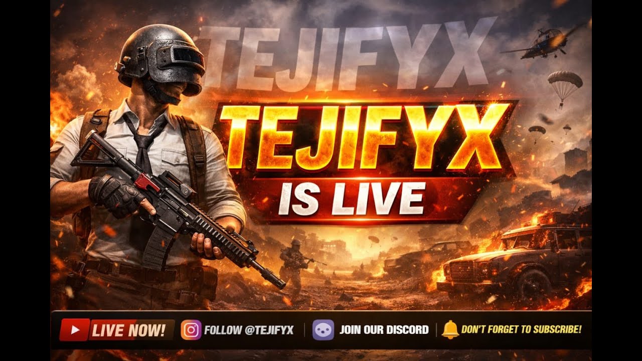 kya dominator lg paega aaj ?? watch the stream #tejifyx