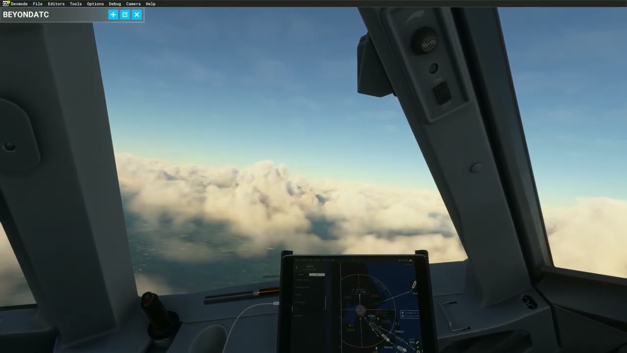 MSFS 2020 - Belfast to Gatwick at sunset