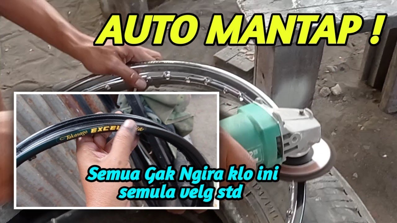 Cara Ngecat Velg Crome DID, agar tidak gampang Ngelontok Cat nya.