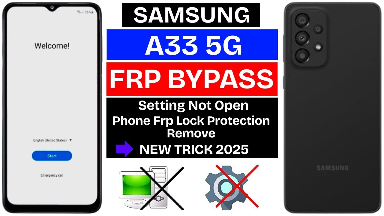 Samsung A33 5G FRP Bypass Android 13/14 ✅ No PC | Google Account Remove 2025 | 100% Working Method