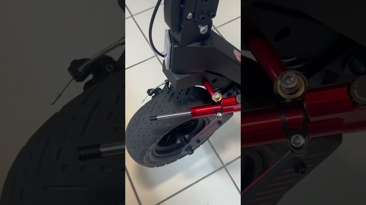 Installed steering damper on my teewing gt4 kukirin g4
