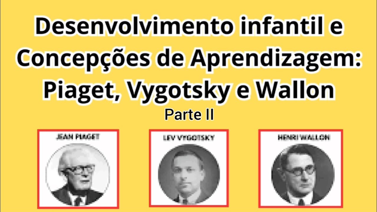 Desenvolvimento Infantil e Concepções de Aprendizagem: Piaget, Vygotsky e Wallon
