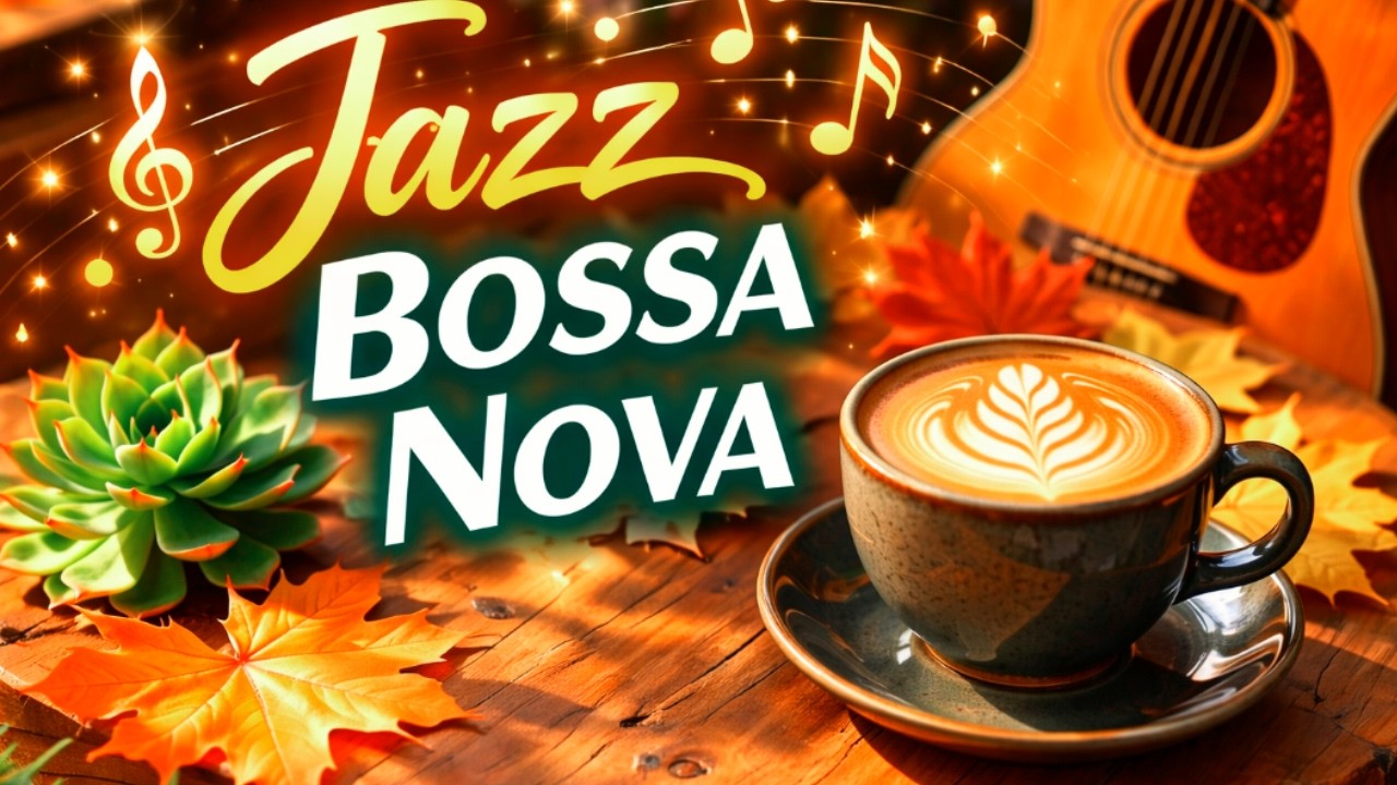 🔥 Smooth Bossa Nova Coffee Vibes ☕ – Relaxing Autumn Jazz for Study, Work & Stress Relief Chill Mood