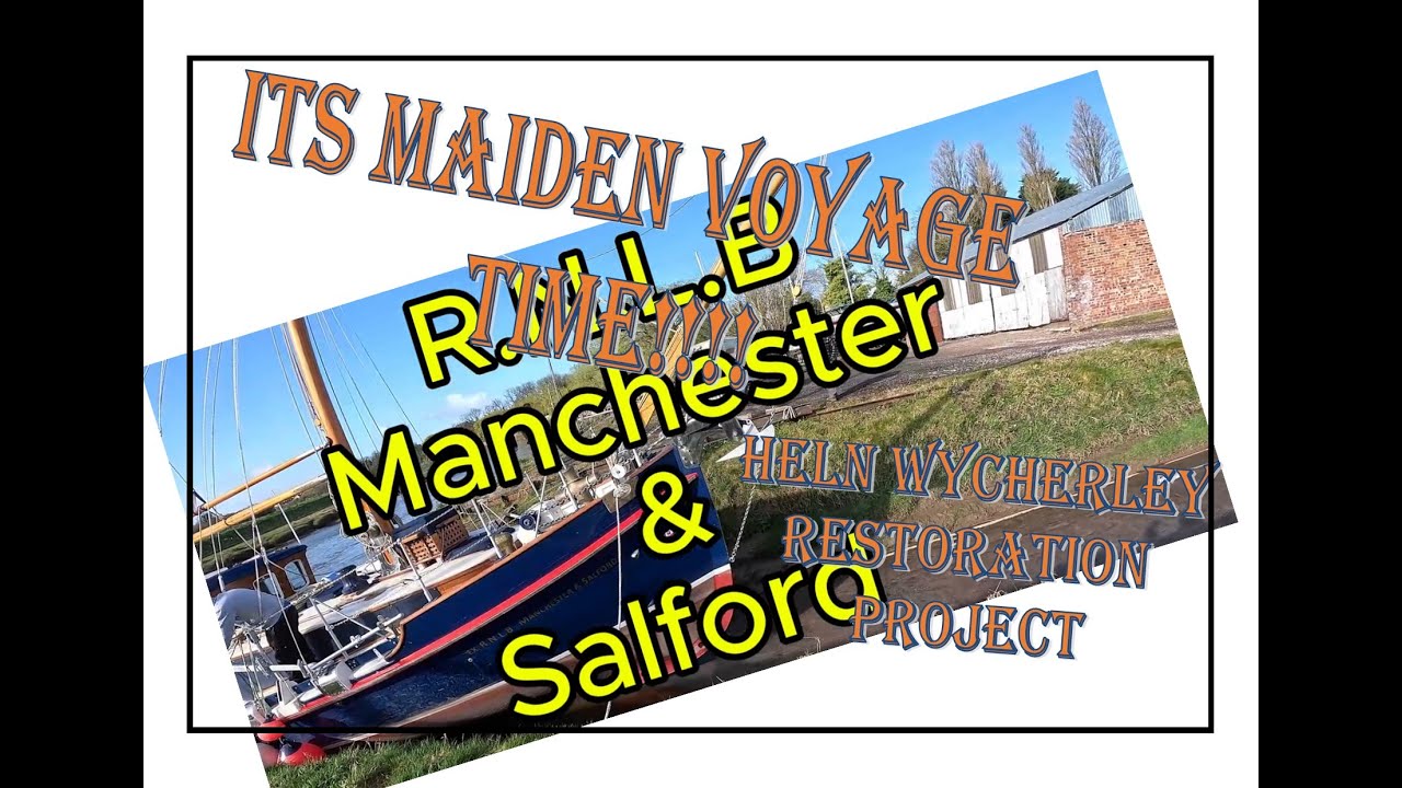 Maiden voyage Manchester Salford Lifeboat, This is Epic.