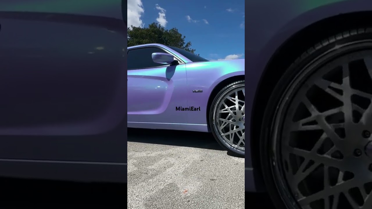 The paint job is sick on this Dodge Charger 🔥🔥🔥￼