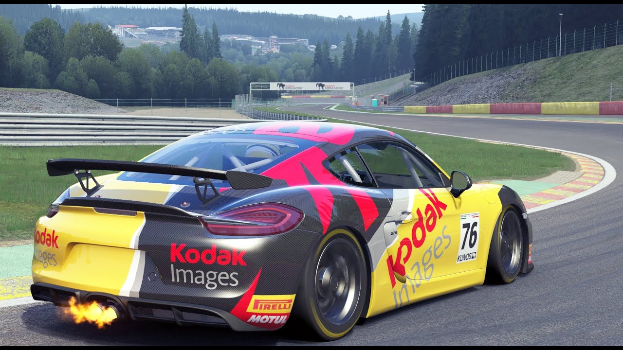 Porsche Cayman GT4 Clubsport - Spa World Record 2:26:892 - Assetto Corsa