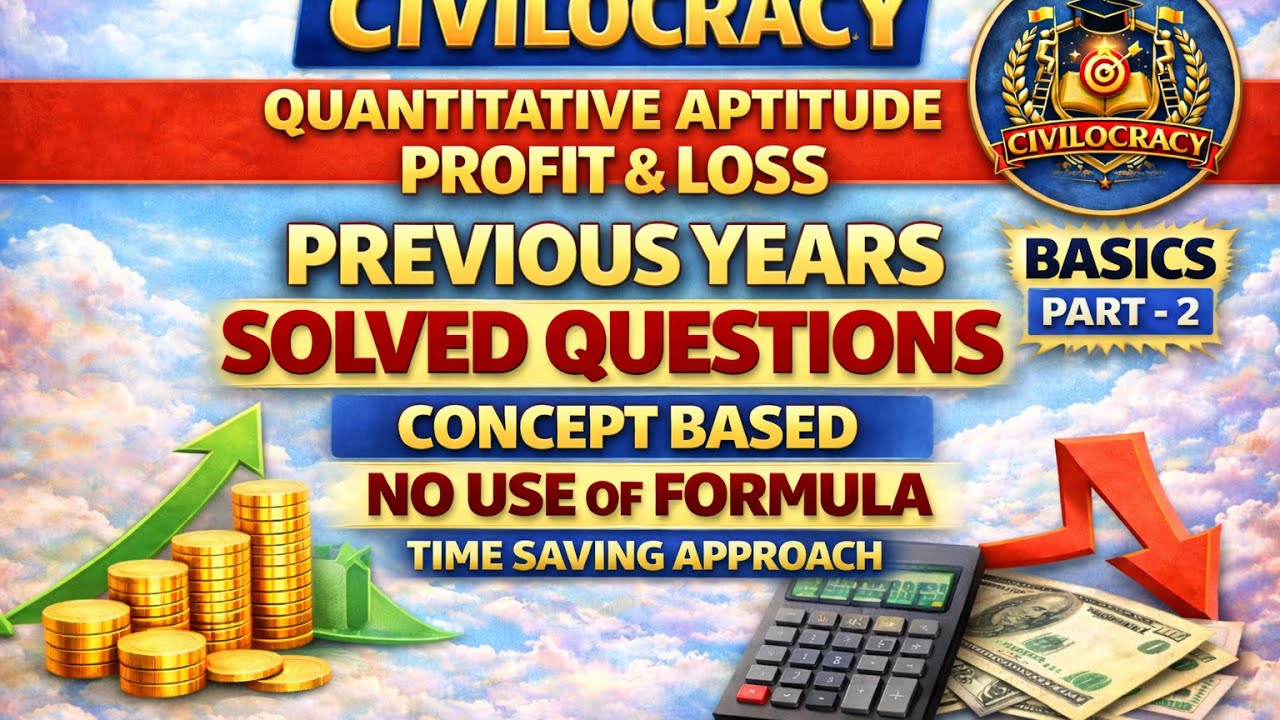 Profit and loss  Basics part 2 for beginners   IAS//JKAS/JKSSB/SSC-CGL/state PSCs etc