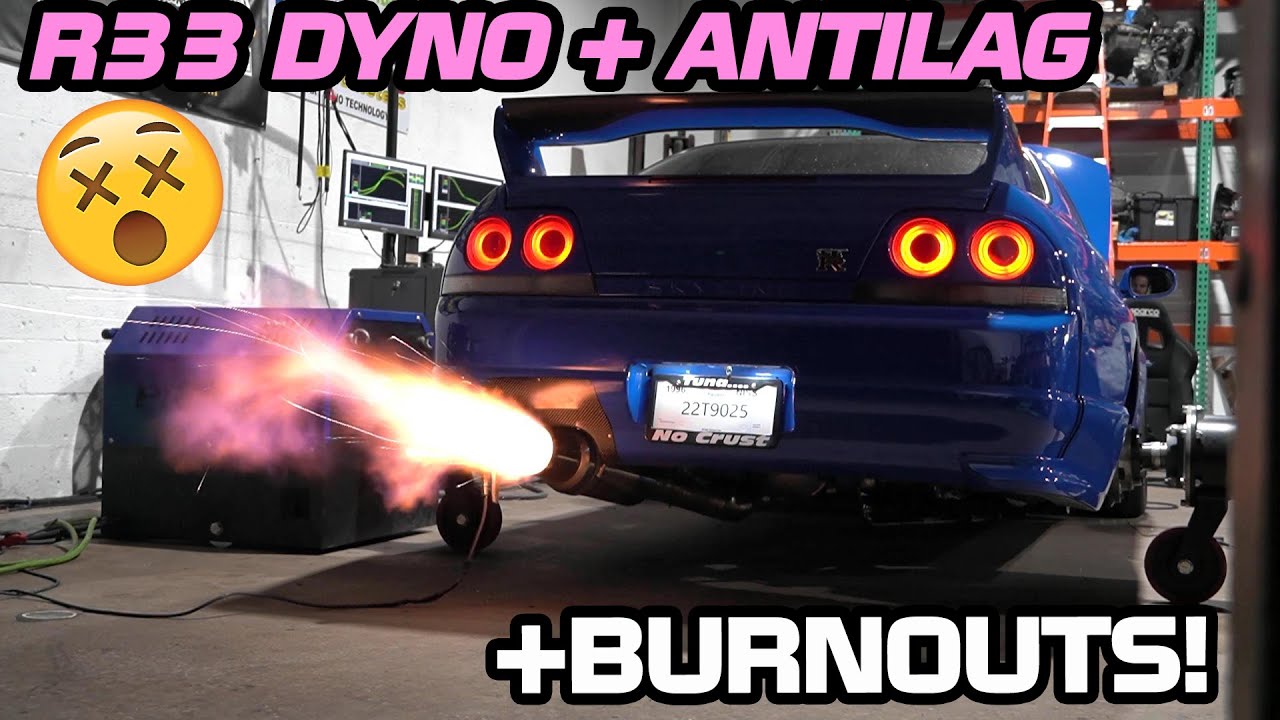 702HP Skyline R33 GTR Flames! 2.8L MONSTER with PPG Sequential