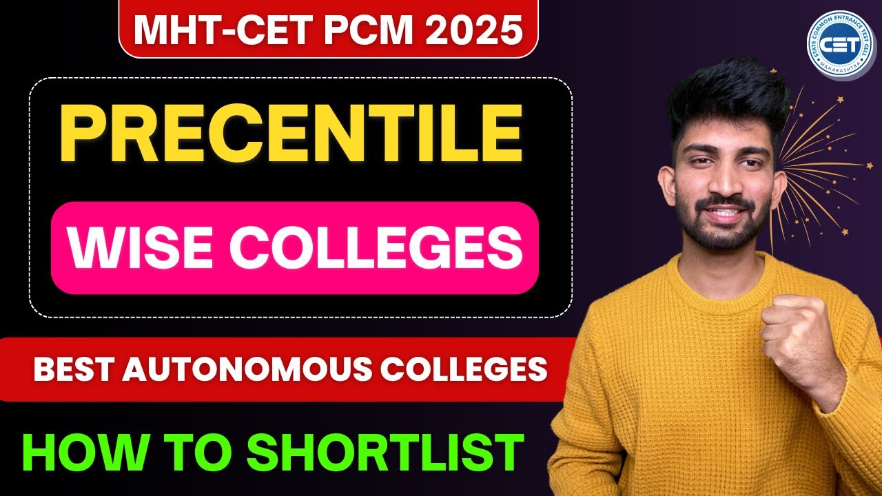 Mhtcet Percentile wise Engineering Colleges 2025 | mht cet percentile vs college