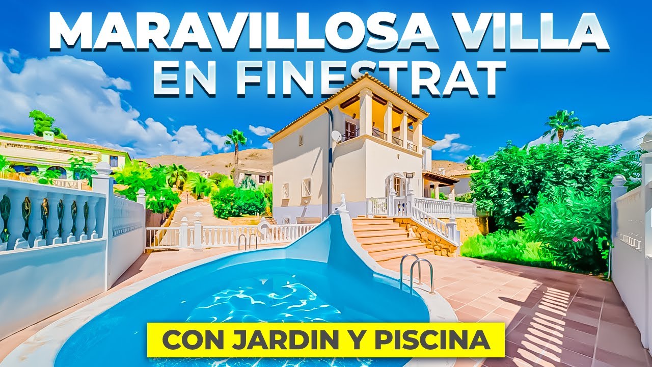 Casas de lujo. Maravillosa villa en Finestrat con Jardín y Piscina | Alegria