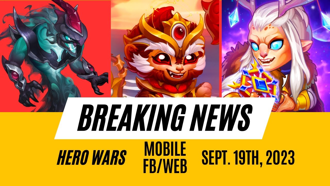 Hero Wars News You Can't Miss! Sept 19th 2023