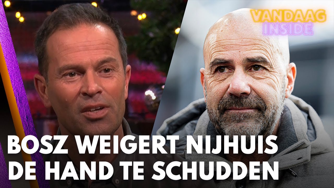 Peter Bosz weigert Bas Nijhuis de hand te schudden na FC Utrecht &ndash; PSV: 'Ontzettend kinderachtig!'