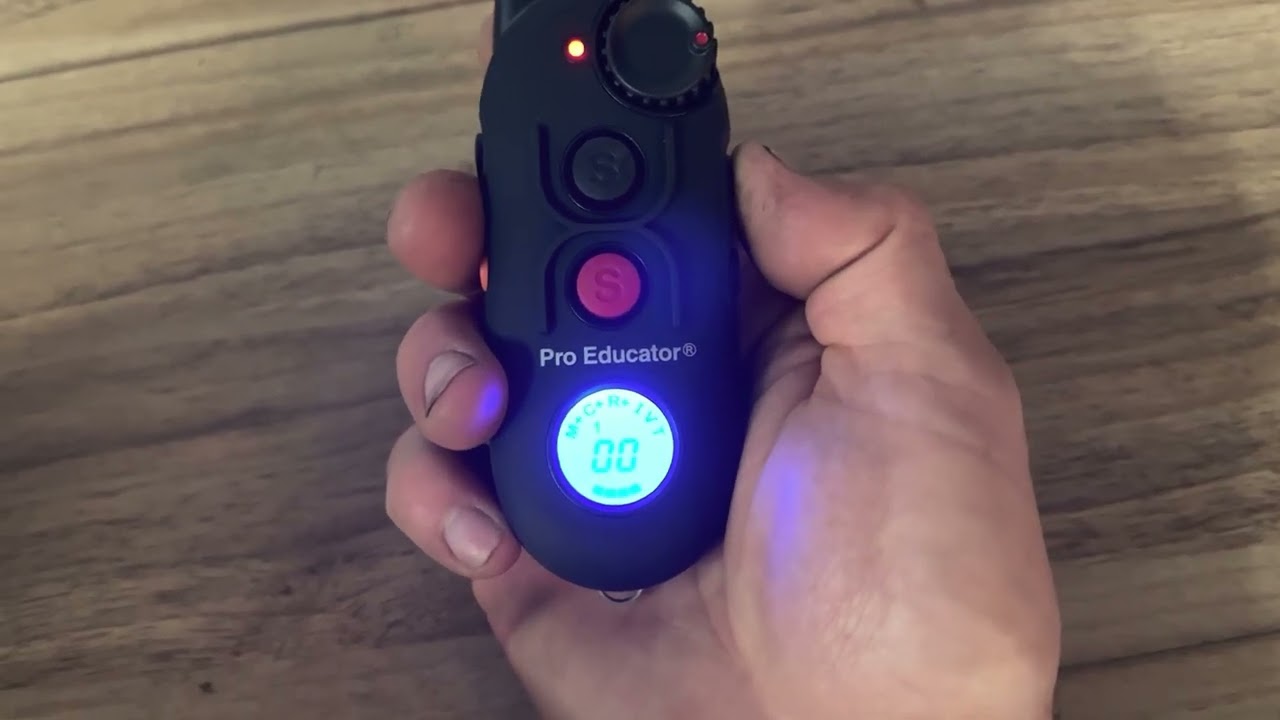 Remote collar set up- educator pro 1 dog