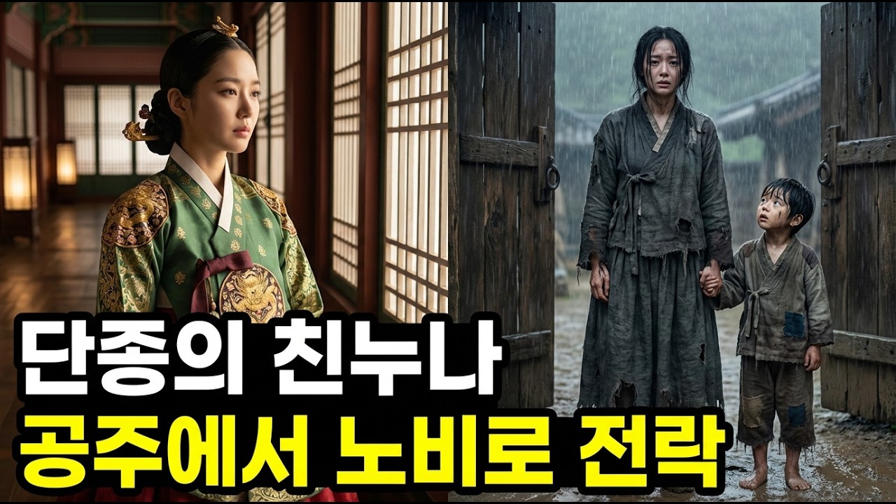 [조선보고서]단종의 누나 경혜공주, 왕의 딸에서 관청 노비로 전락한 충격 실화#단종 #조선역사
