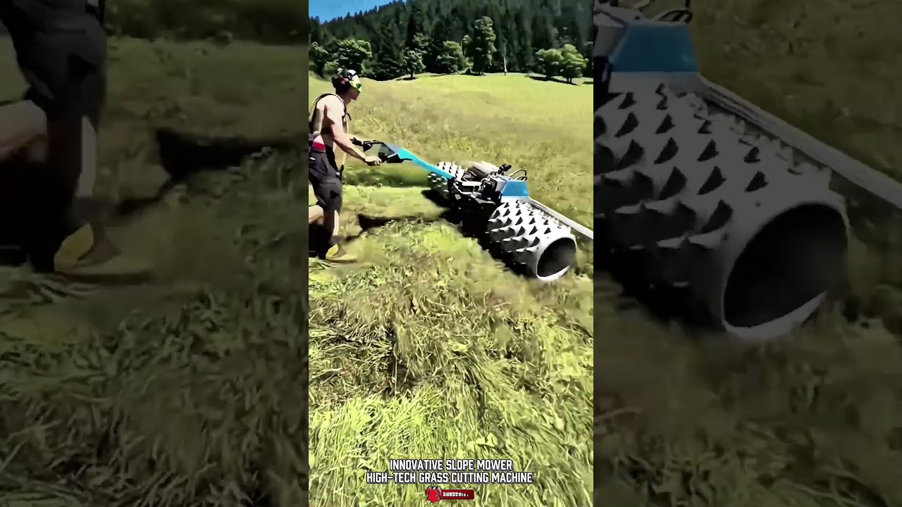 Innovative Slope Mower &ndash; High-Tech Grass Cutting Machine #Toolholder