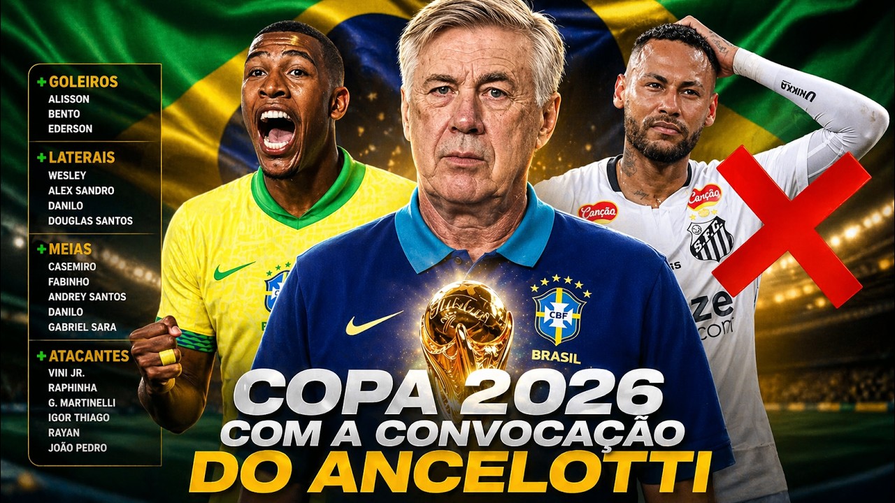 A CONVOCAÇÃO DO ANCELOTTI GANHA A COPA 2026? EA FC 26