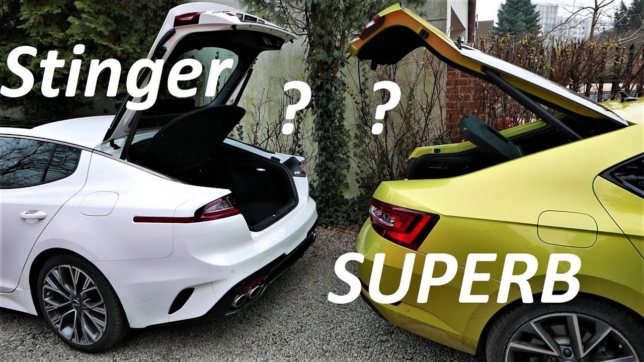 SKODA Superb Sportline 280hp & KIA Stinger 2.0 Test #82 PL