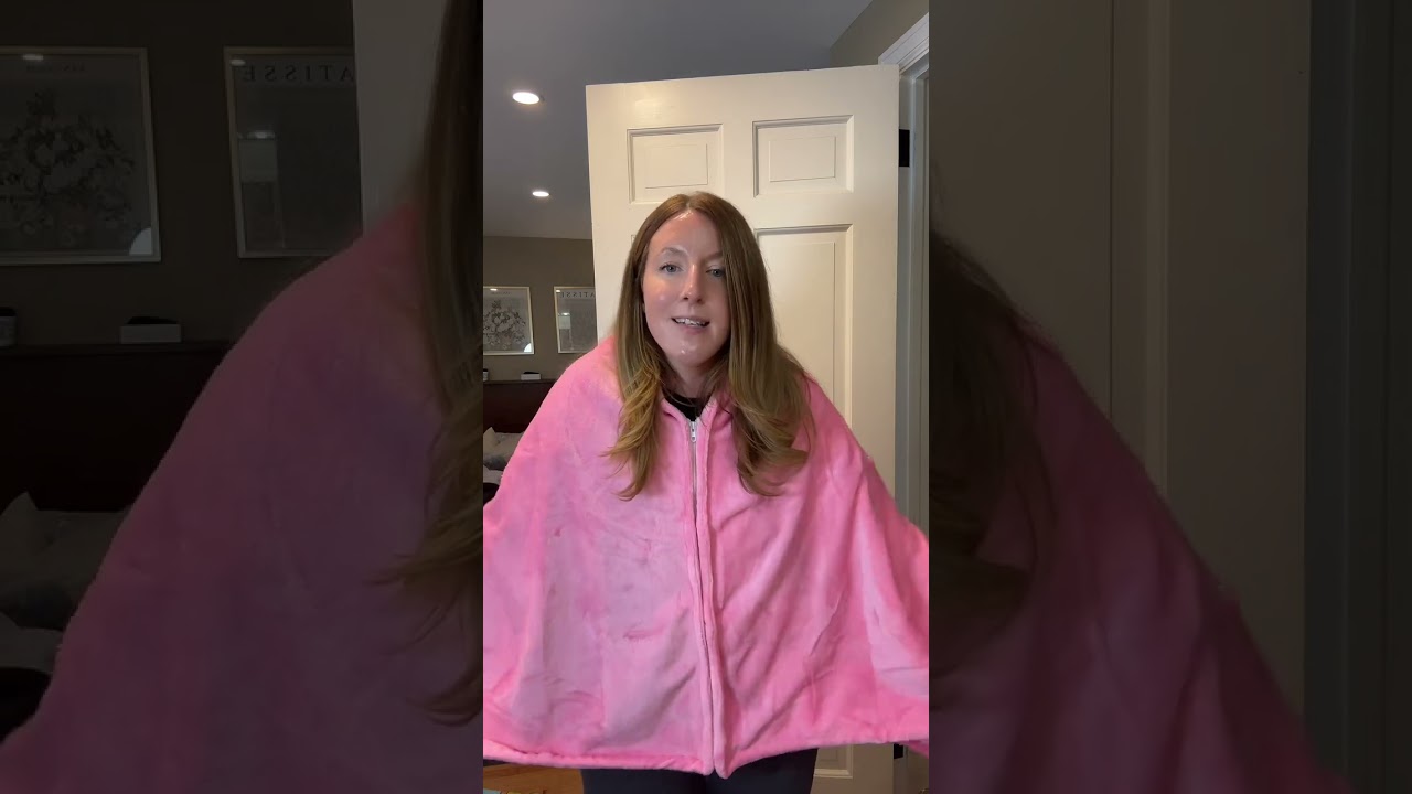 I am always cold so this will be heavily loved #heatedblanket #wearableheatedblanket