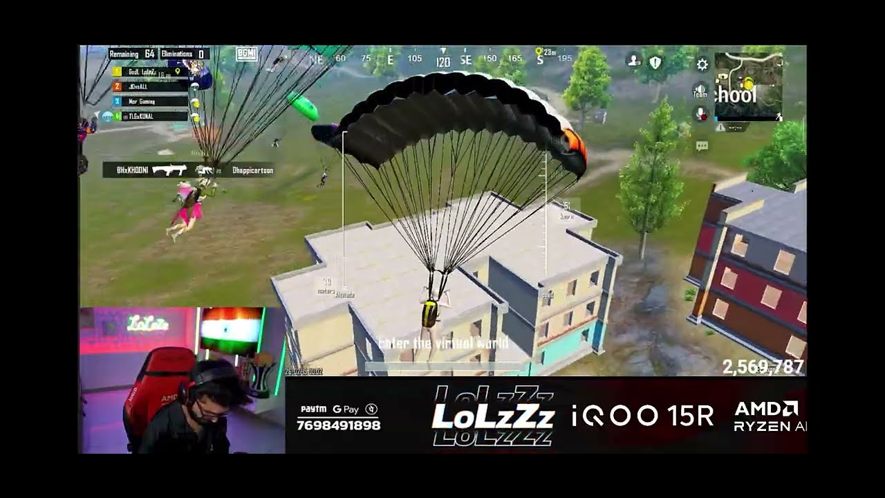 Lolzzz Best Solo Vs Squad Fights You Won't Believe! | BGMI MONTAGE @lolzzzplays @LoLzZzGaming 