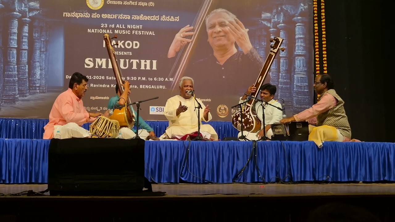 Toredu Jeevisabahude, Pt. Venkatesh Kumar, Bangalore, 31st January 2026 