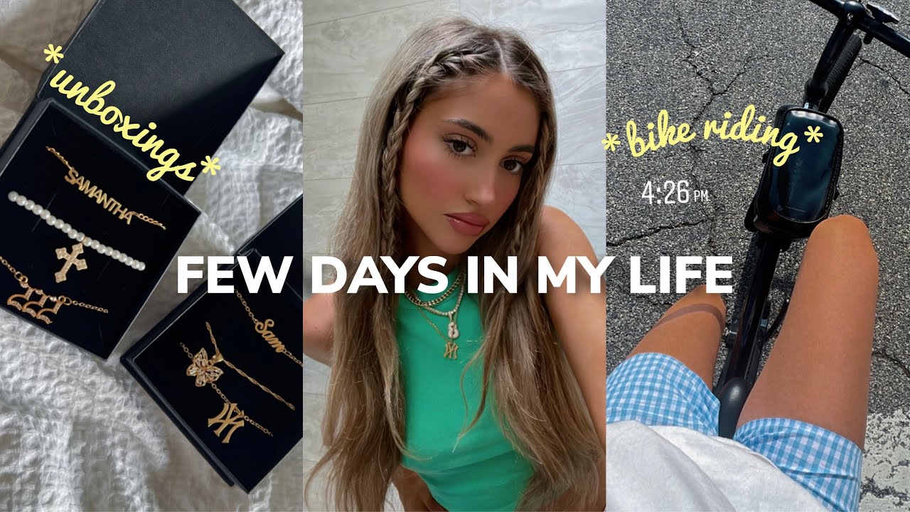 a few days in my life: life updates, unboxings, trying new makeup & more!!