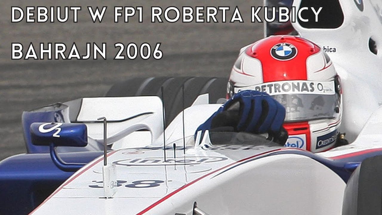 BAHRAJN 2006 - PIERWSZY POLAK W SESJI F1! Debiut Roberta Kubicy w weekendzie Formuły 1