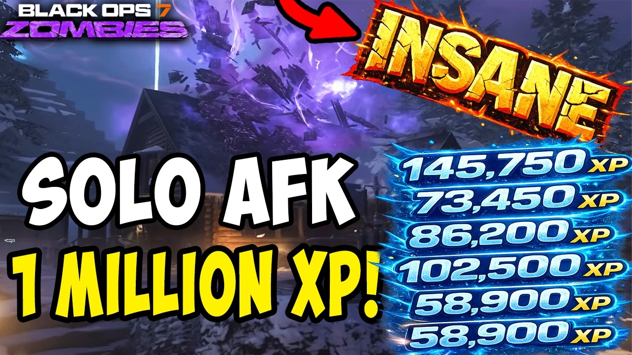 SOLO AFK XP GLITCH! UNLOCK EVERYTHING FAST &ndash; DO THIS ASAP (BO7 Zombies)
