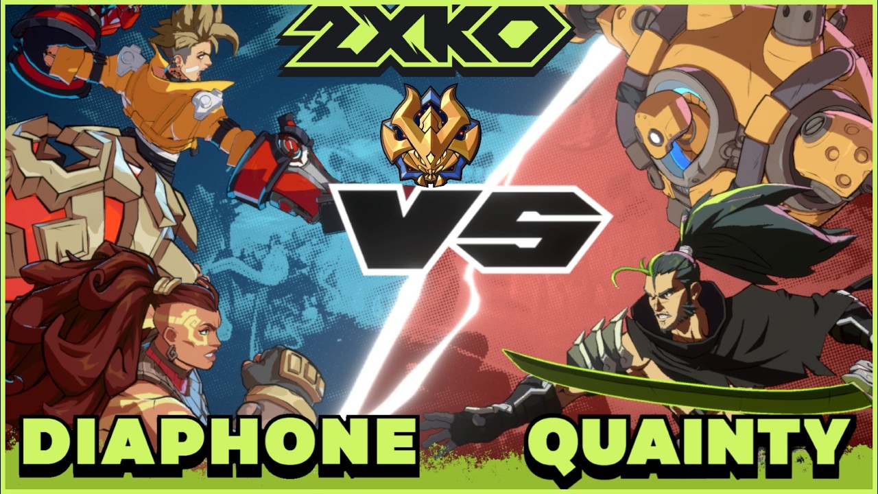 2XKO ▰ Diaphone (Vi/Illaoi) vs Quainty (Blitzcrank/Yasuo) - High Level Gameplay