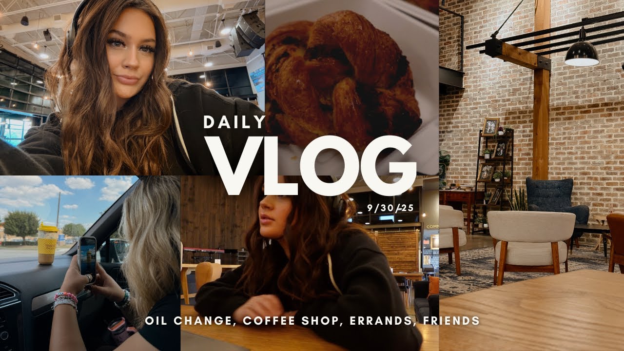 daily vlog | oil change, coffee date, target run, late night