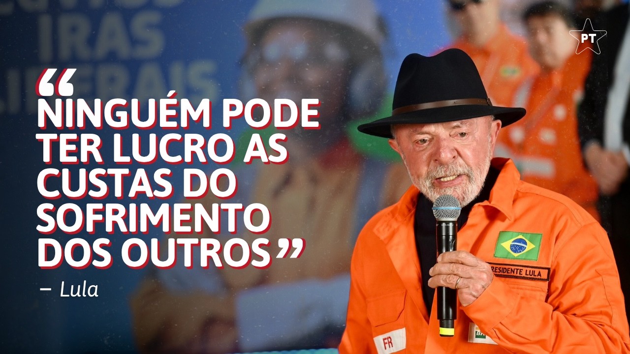 LULA DENUNCIA DESMONTE DA PETROBRAS EM GOVERNOS ANTERIORES