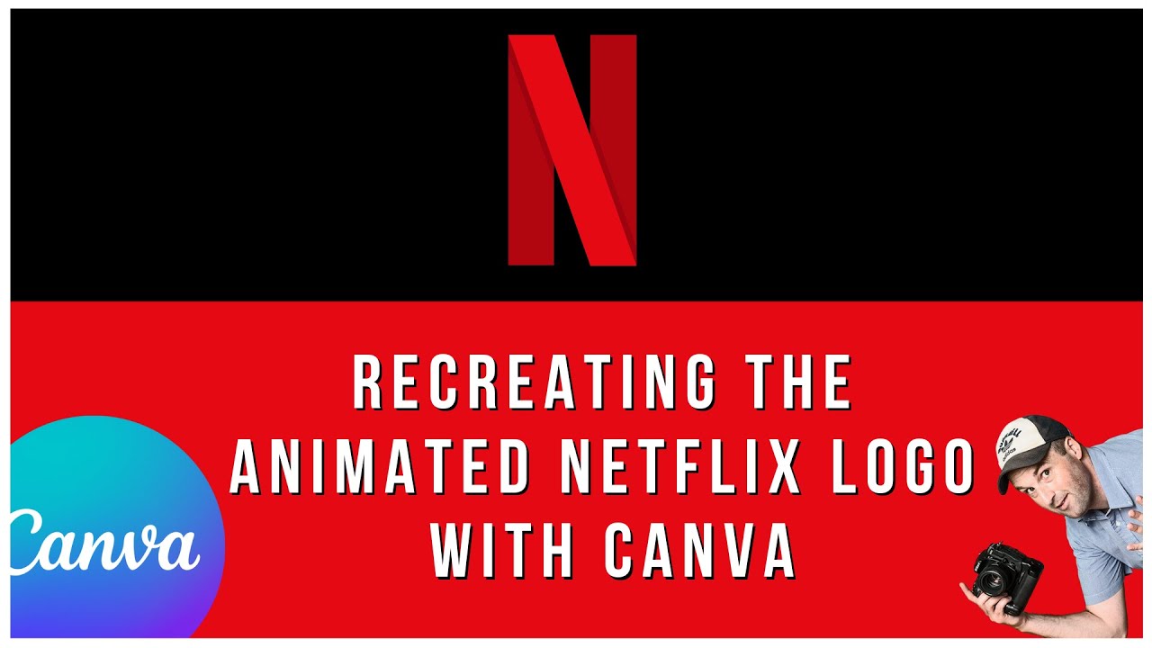 Воссоздание анимированного логотипа Netflix с помощью Canva